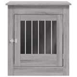 Meuble de cage pour chiens sonoma gris 64,5x80x71 cm