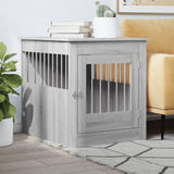 Meuble de cage pour chiens sonoma gris 64,5x80x71 cm