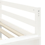 Lit mezzanine enfants avec rideaux sans matelas rose 80x200cm