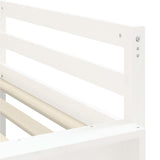 Lit mezzanine enfants avec rideaux sans matelas 90x190 cm