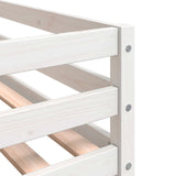 Children's loft bed without mattress with ladder 80x200 cm