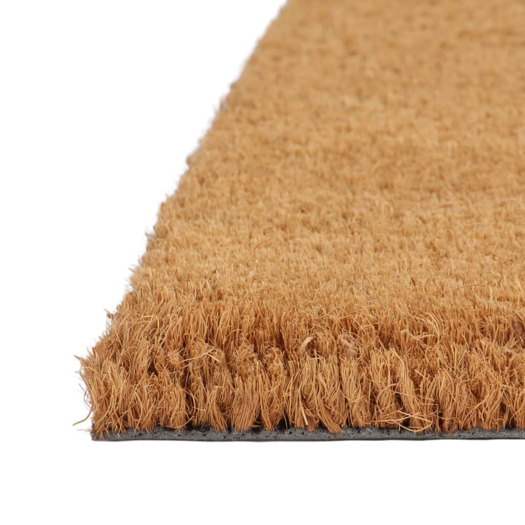 Tapis de porte naturel 65x100 cm fibre de coco touffeté