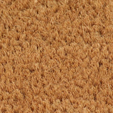 Tapis de porte naturel 65x100 cm fibre de coco touffeté