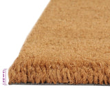 Tapis de porte naturel 100x200 cm fibre de coco touffeté