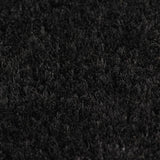 Tapis de porte 2 pcs noir 40x60 cm fibre de coco touffeté