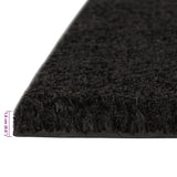 Tapis de porte 2 pcs noir 40x60 cm fibre de coco touffeté