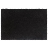 Tapis de porte 5 pcs noir 40x60 cm fibre de coco touffeté