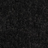 Tapis de porte 5 pcs noir 40x60 cm fibre de coco touffeté