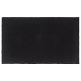 Tapis de porte noir 90x150 cm fibre de coco touffeté