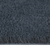 Tapis de porte 2 pcs gris foncé 40x60 cm fibre de coco touffeté