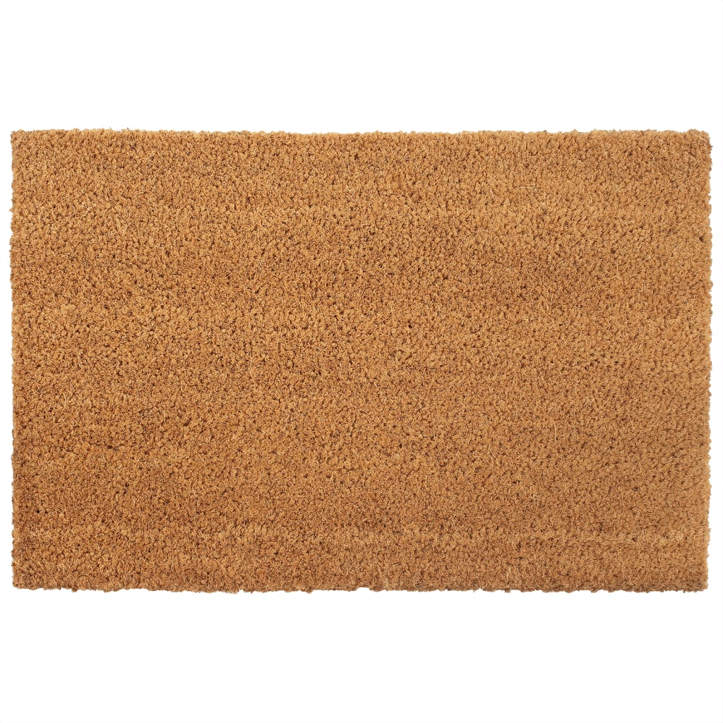 Tapis de porte 2 pcs naturel 40x60 cm fibre de coco touffeté