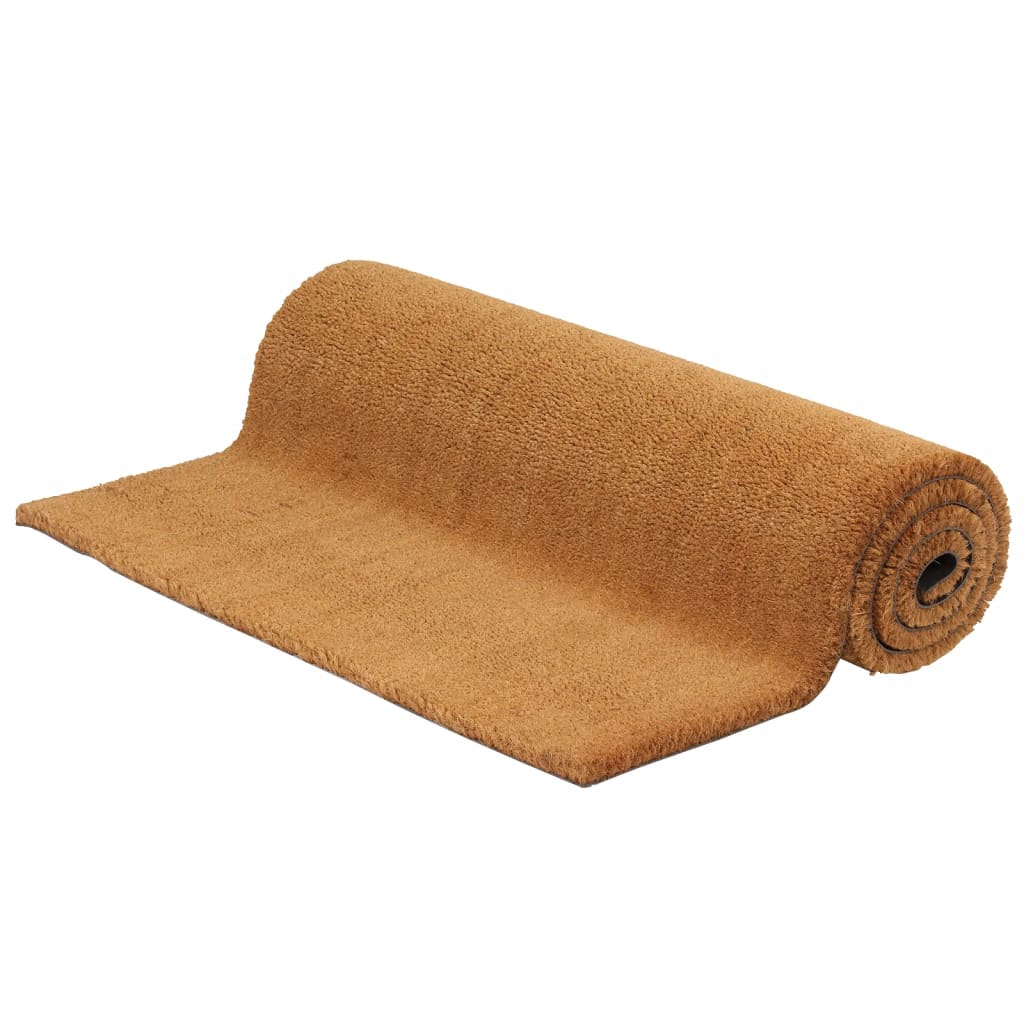 Tapis de porte naturel 100x200 cm fibre de coco touffeté