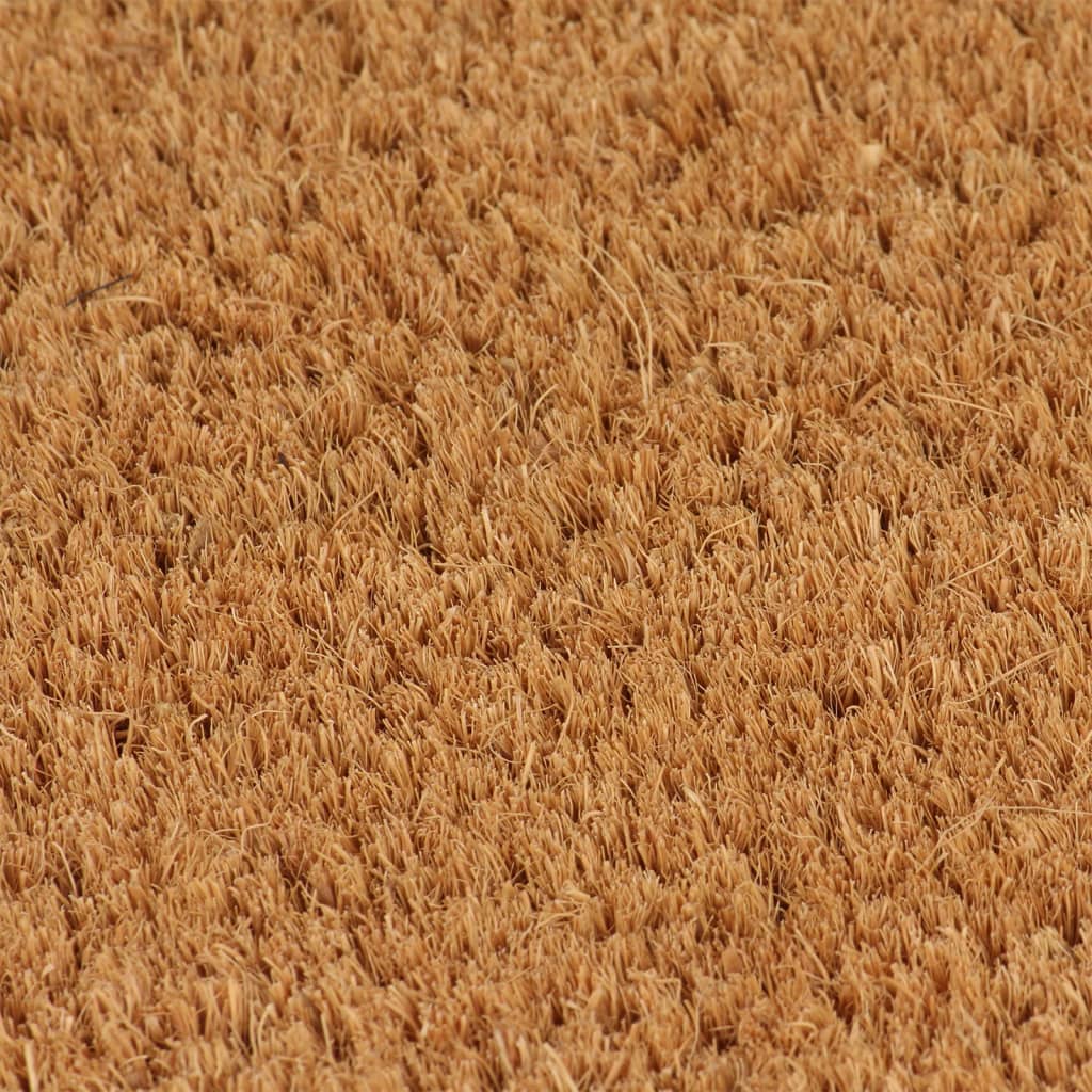 Tapis de porte naturel 100x200 cm fibre de coco touffeté