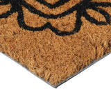 Tapis de porte naturel 40x60 cm fibre de coco touffeté