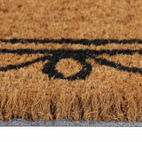 Tapis de porte naturel 40x60 cm fibre de coco touffeté