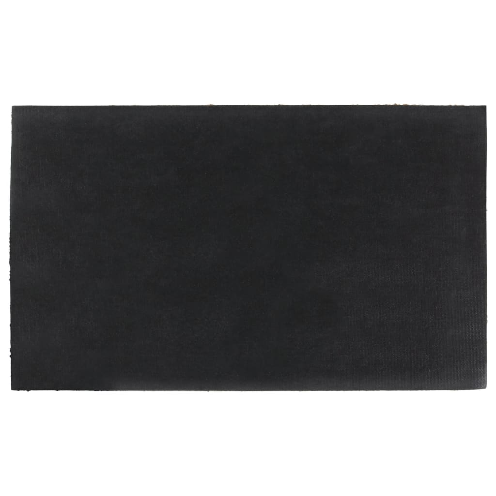 Tapis de porte naturel 45x75 cm fibre de coco touffeté