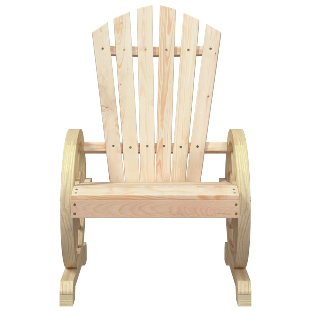 Chaises de jardin Adirondack lot de 4 bois de sapin massif