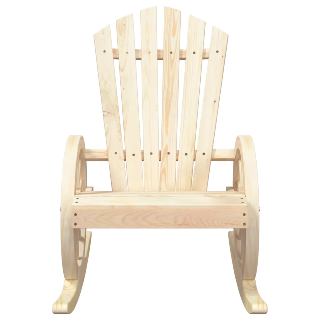 Chaises à bascule Adirondack lot de 2 bois de sapin massif