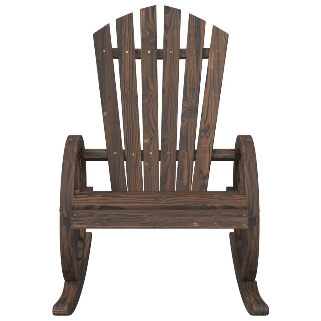 Chaises à bascule Adirondack lot de 2 bois de sapin massif