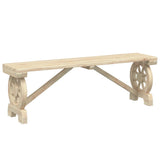 Bancs de jardin lot de 2 bois de sapin massif