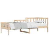 Lit de jour sans matelas 80x200 cm bois de pin massif