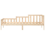 Lit de jour sans matelas 80x200 cm bois de pin massif