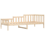 Lit de jour sans matelas 80x200 cm bois de pin massif