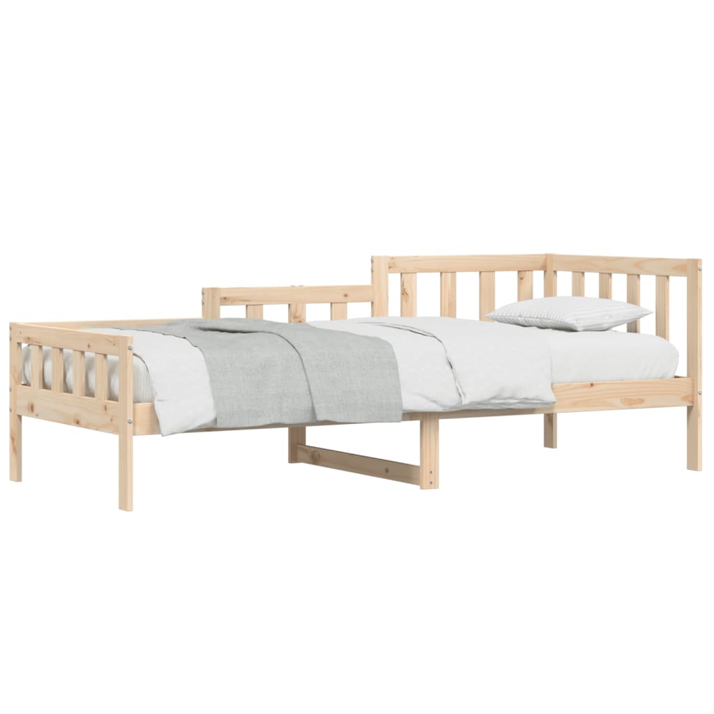 Day bed without mattress 90x190 cm solid pine wood