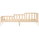 Lit de jour sans matelas 90x190 cm bois de pin massif