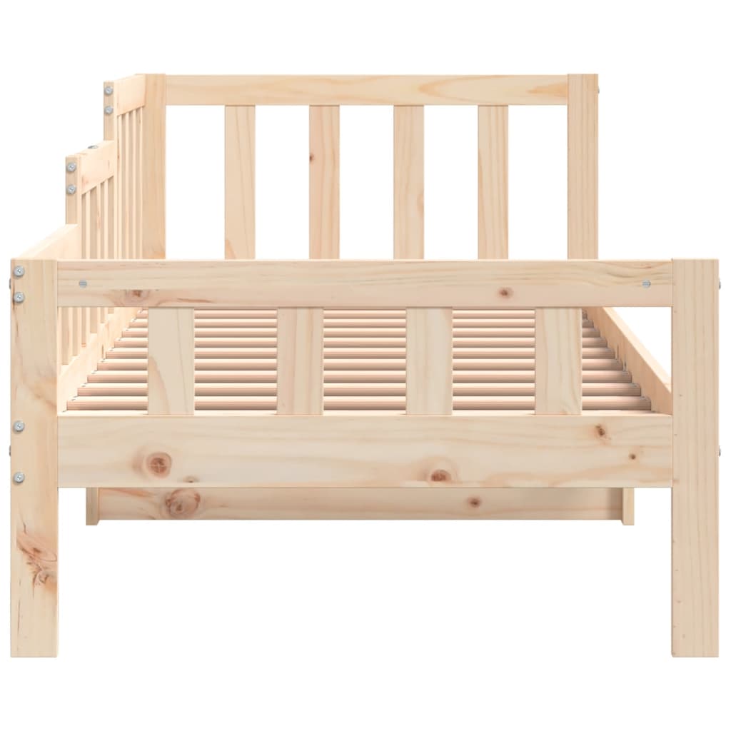 Day bed without mattress 90x190 cm solid pine wood