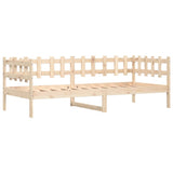 Lit de jour sans matelas 90x190 cm bois de pin massif