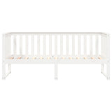 Lit de jour sans matelas blanc 90x190 cm bois de pin massif