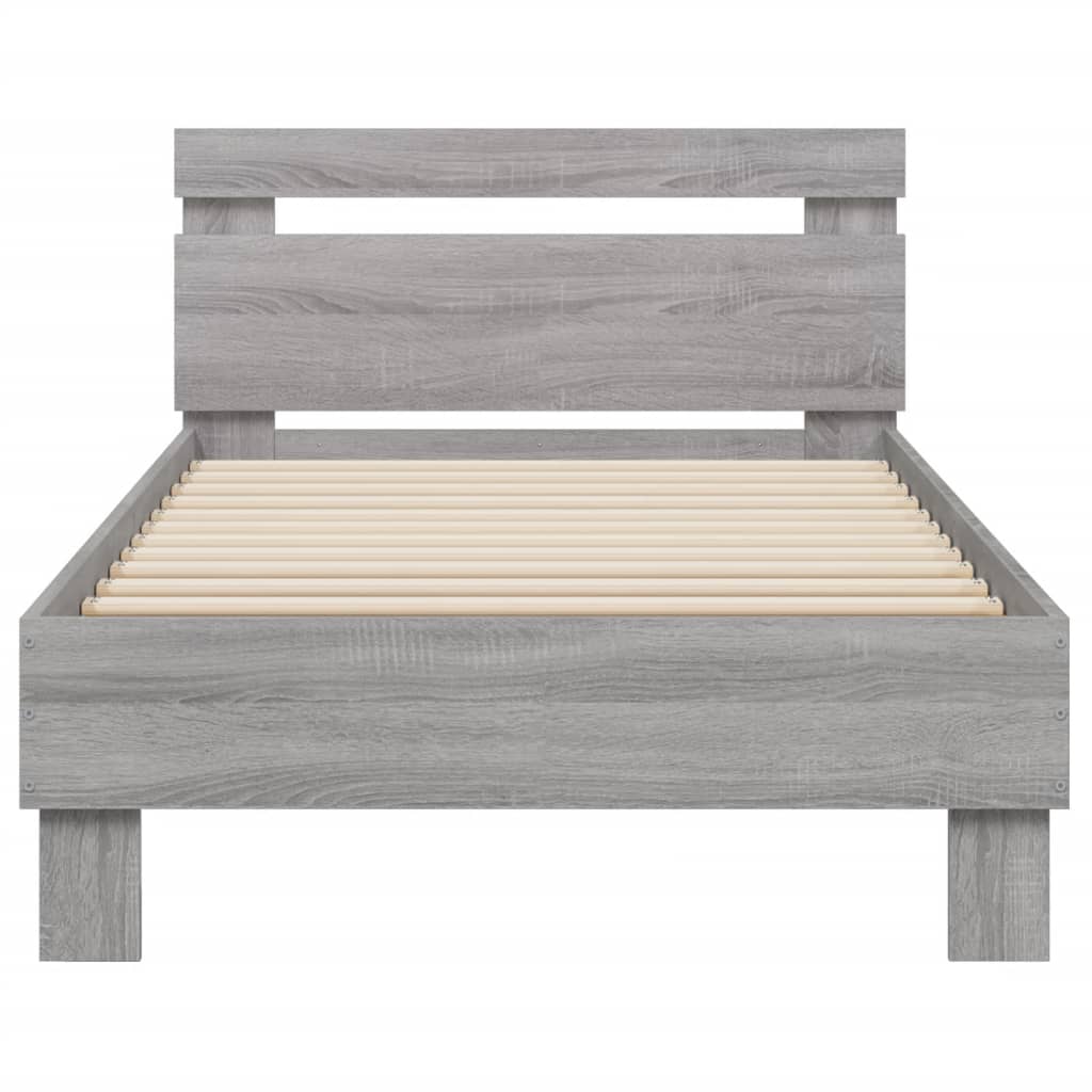 Cadre de lit sans matelas avec lumières LED 90x190 cm