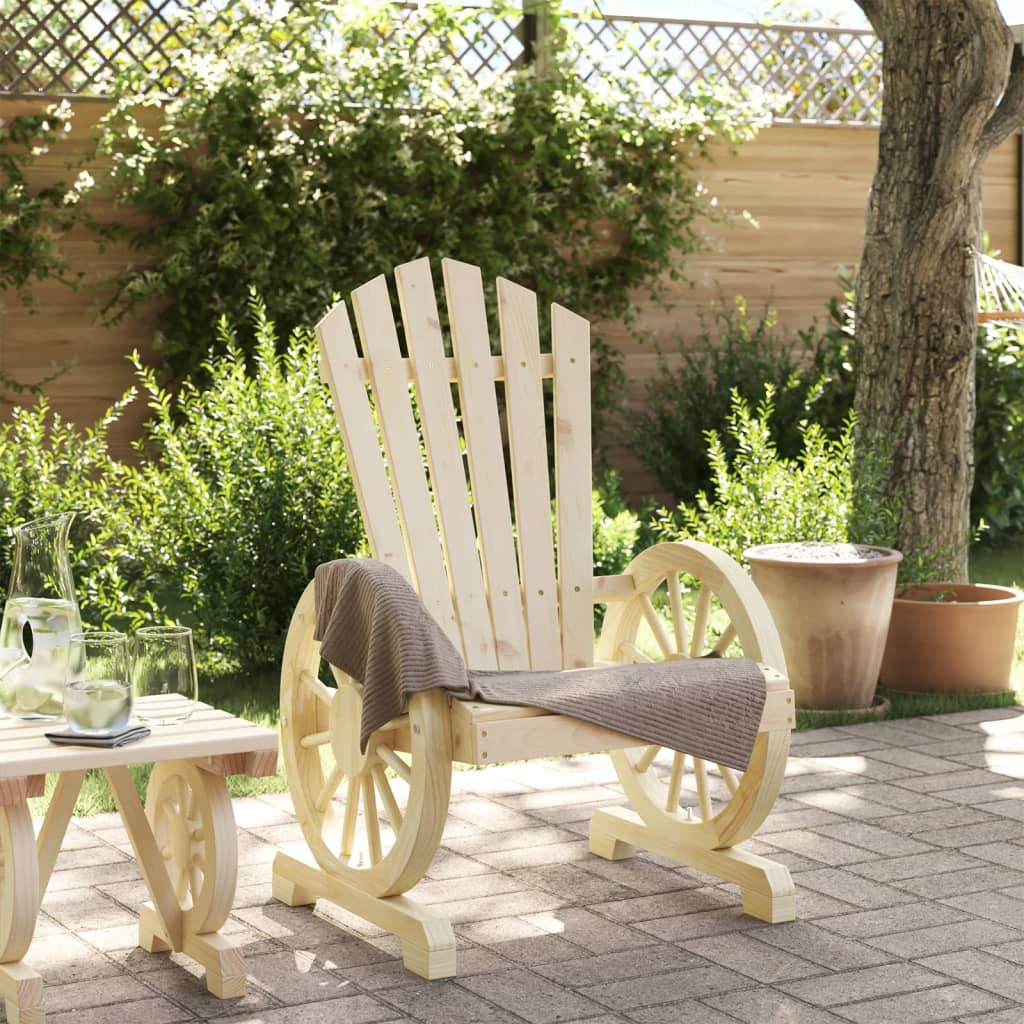 Chaise de jardin Adirondack bois de sapin massif