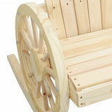 Adirondack rocking chair solid fir wood