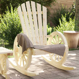 Adirondack rocking chair solid fir wood