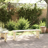 Banc de jardin 115 cm bois de sapin massif