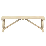 Banc de jardin 115 cm bois de sapin massif