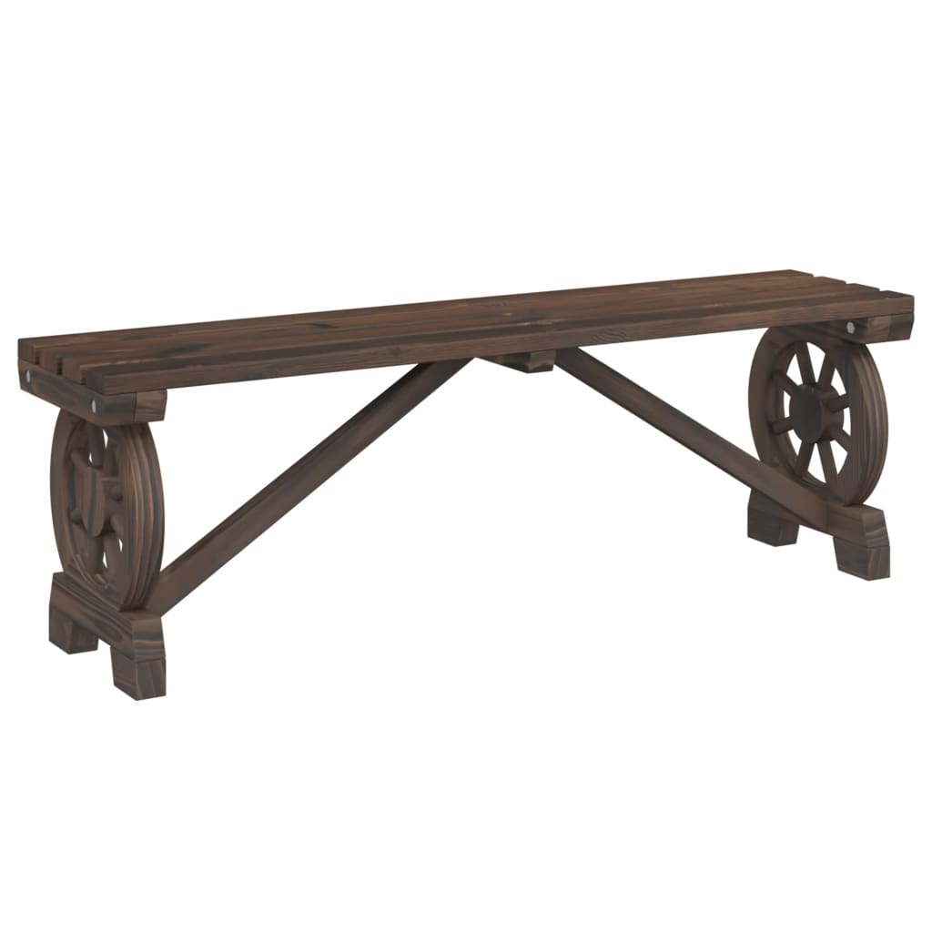 Banc de jardin 115 cm bois de sapin massif