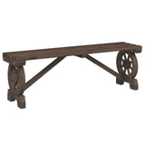 Banc de jardin 115 cm bois de sapin massif