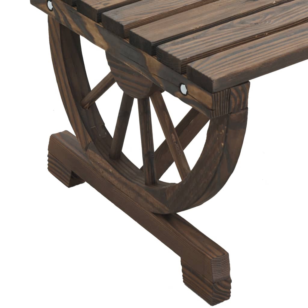 Banc de jardin 115 cm bois de sapin massif