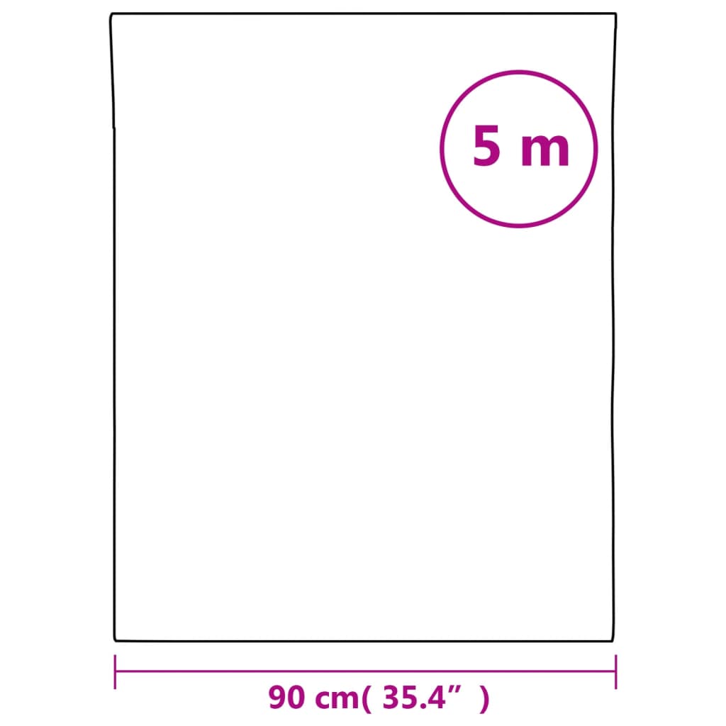 White frosted window film 90x500 cm PVC