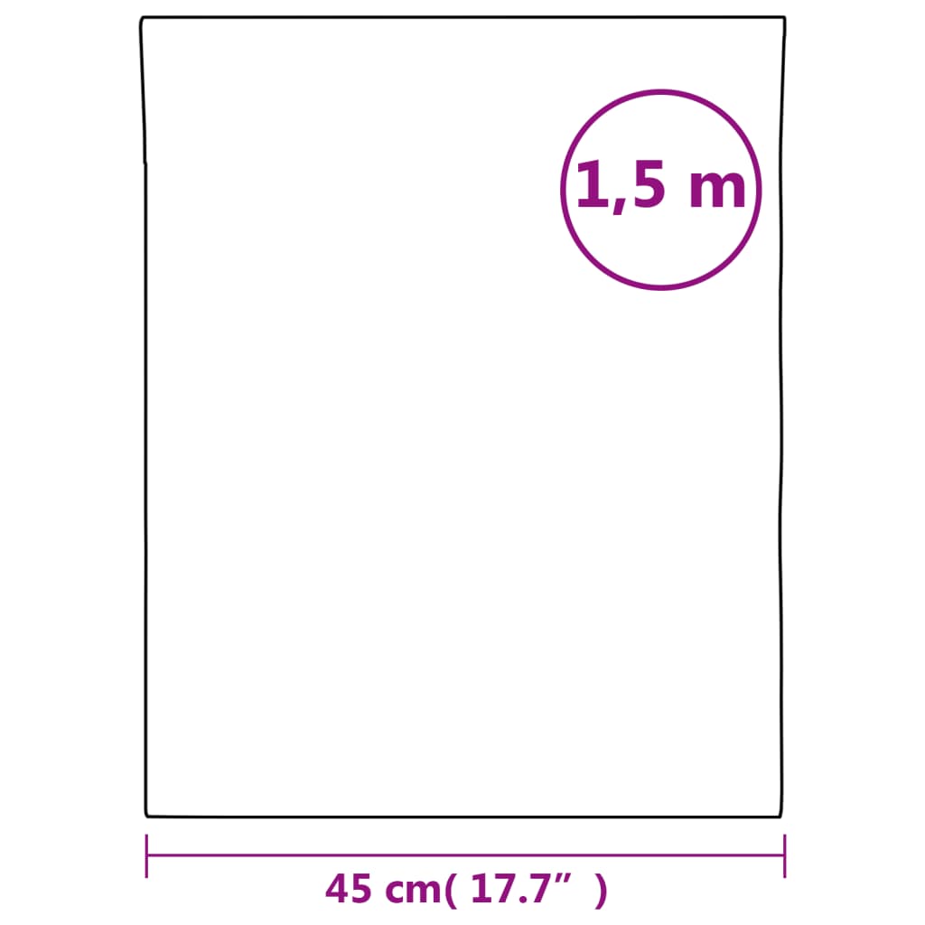 Films de miroir 2 pcs auto-adhésive 45x150 cm PET