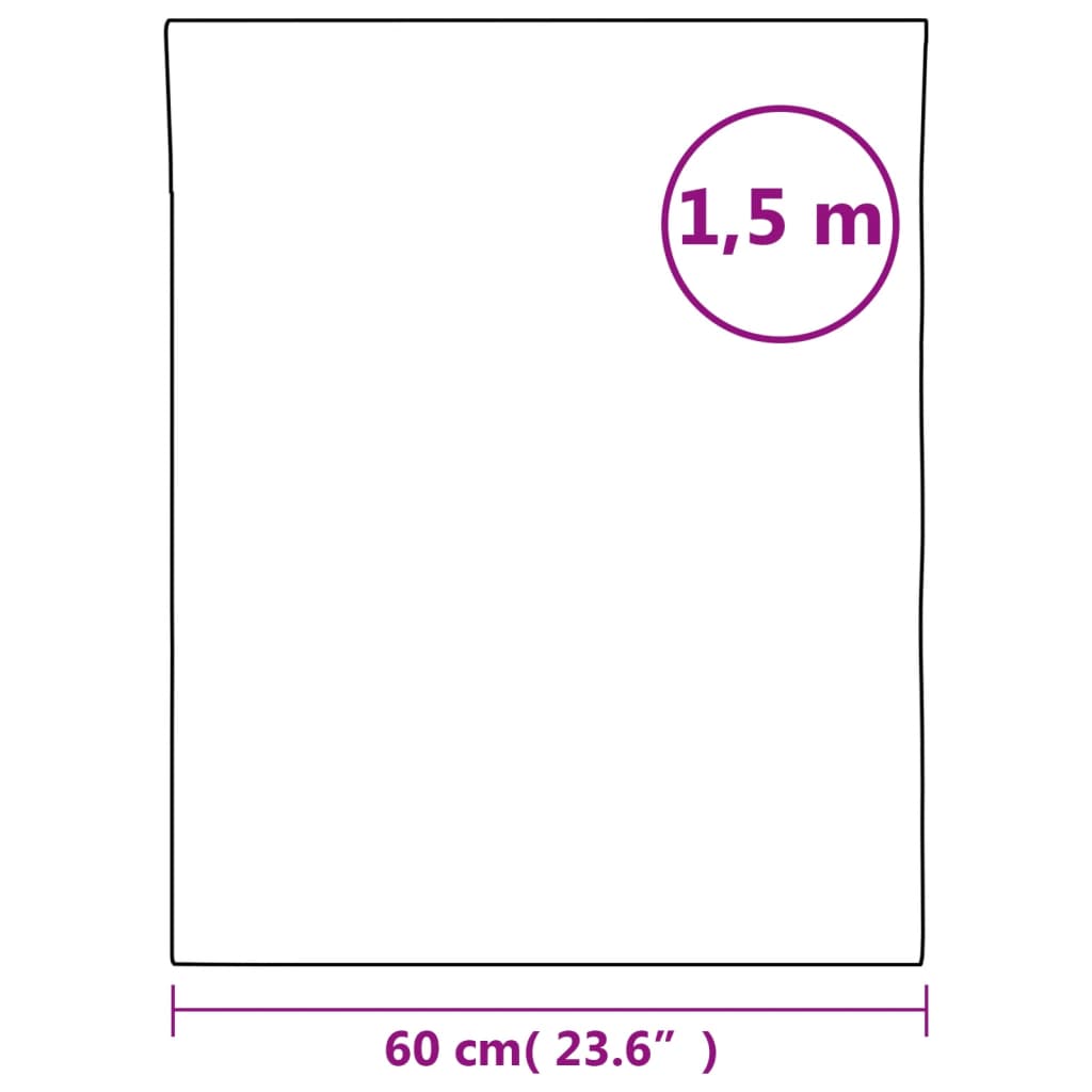 Films de miroir 2 pcs auto-adhésive 60x150 cm PET