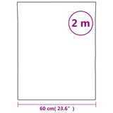 Films de miroir 2 pcs auto-adhésive 60x200 cm PET