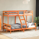 Bunk bed without mattress 90x200/120x200 cm solid wood