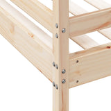 Bunk bed without mattress 90x200/140x200 cm solid wood