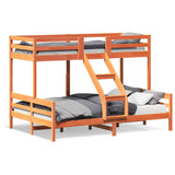 Bunk bed without mattress 90x200/140x200 cm solid wood