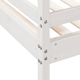 Bunk bed without mattress 80x200/140x200 cm white solid wood