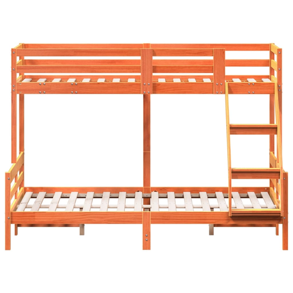 Bunk bed without mattress 80x200/140x200 cm solid wood